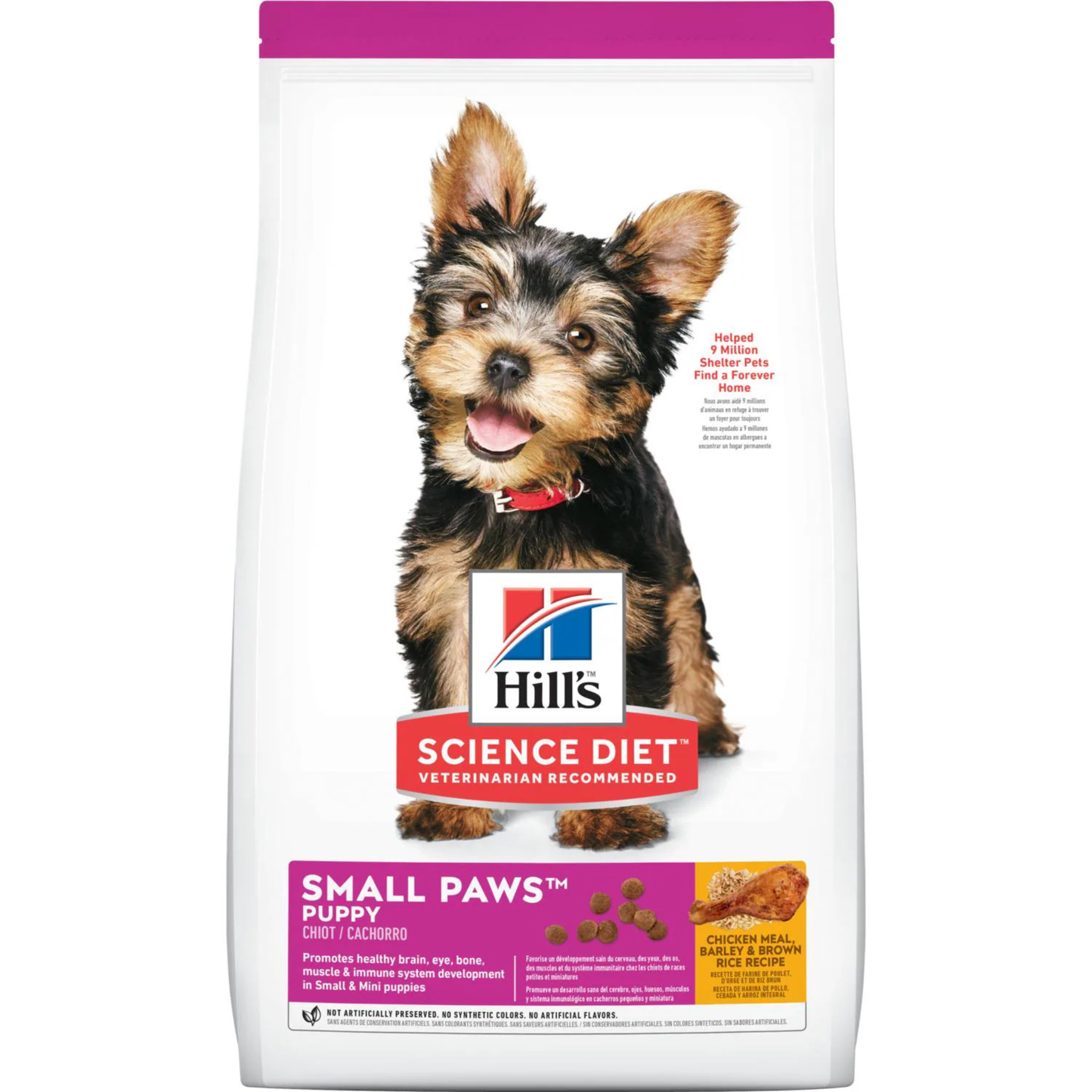 Hill's SD Puppy Small Paws & Mini Chicken - Cachorro - Raza Pequeña - Alimento Seco 2 Kg.