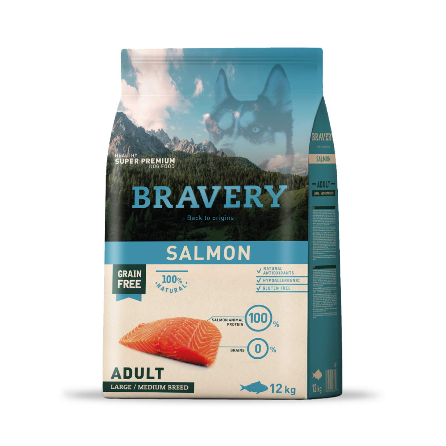 Bravery Salmon Adult Large/Medium Breeds - Alimento Seco