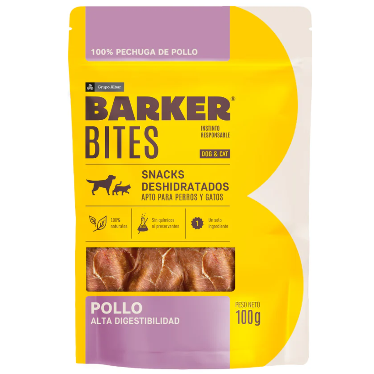 Barker Bites Pollo - Perro y Gato - Snack
