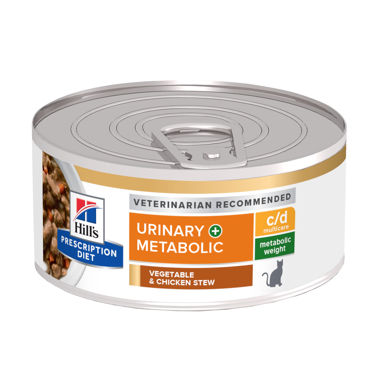 Hill's PD Feline c/d - Urinary + Metabolic - Gato - Estofado