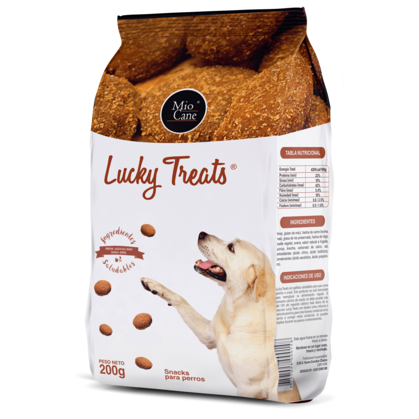 Mio Cane Snacks - Lucky Treats - Perro - Todas Las Razas - Snack