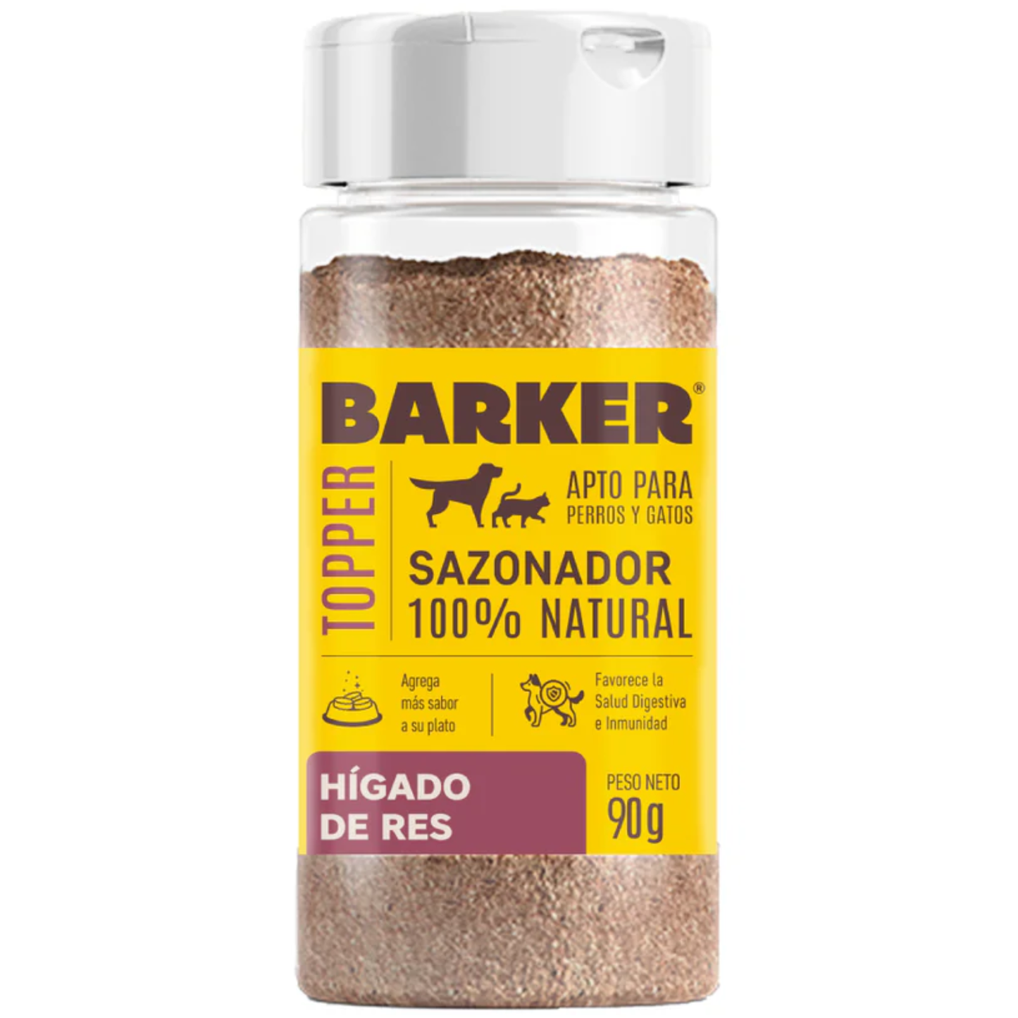 Barker Sazonador Hígado de Res (100% Natural) - Perro y Gato - Snack