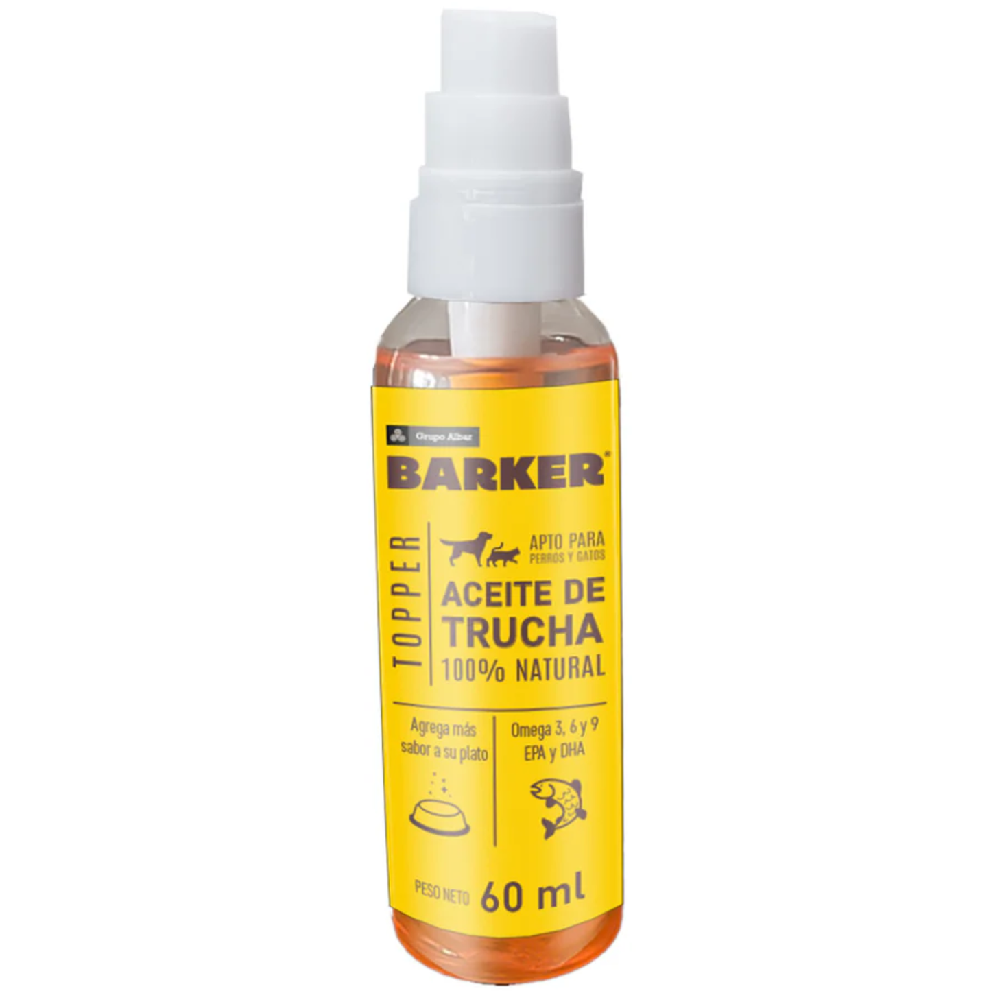 Barker Aceite de Trucha (100% Natural) - Perro y Gato - Snack