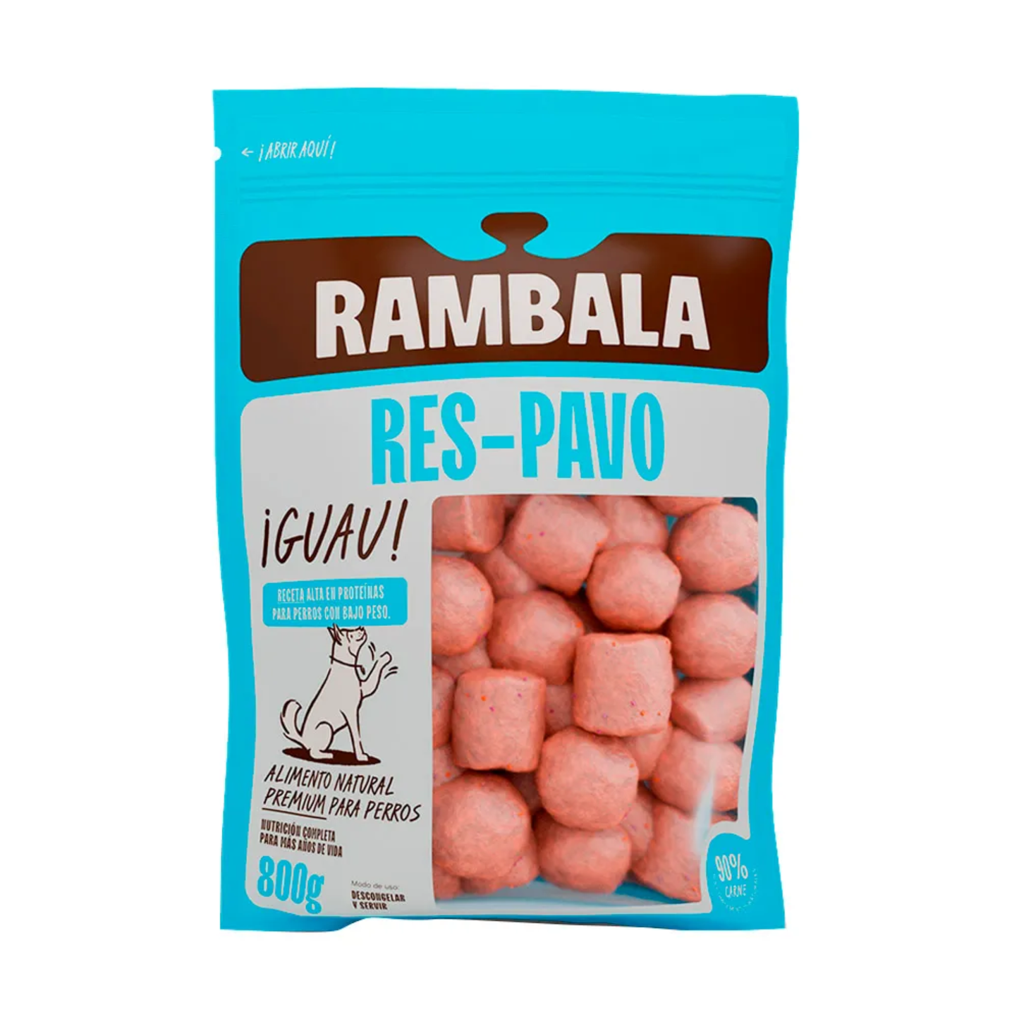 Rambala Res - Pavo - Todas las Edades - Todas Las Razas- Alimento BARF
