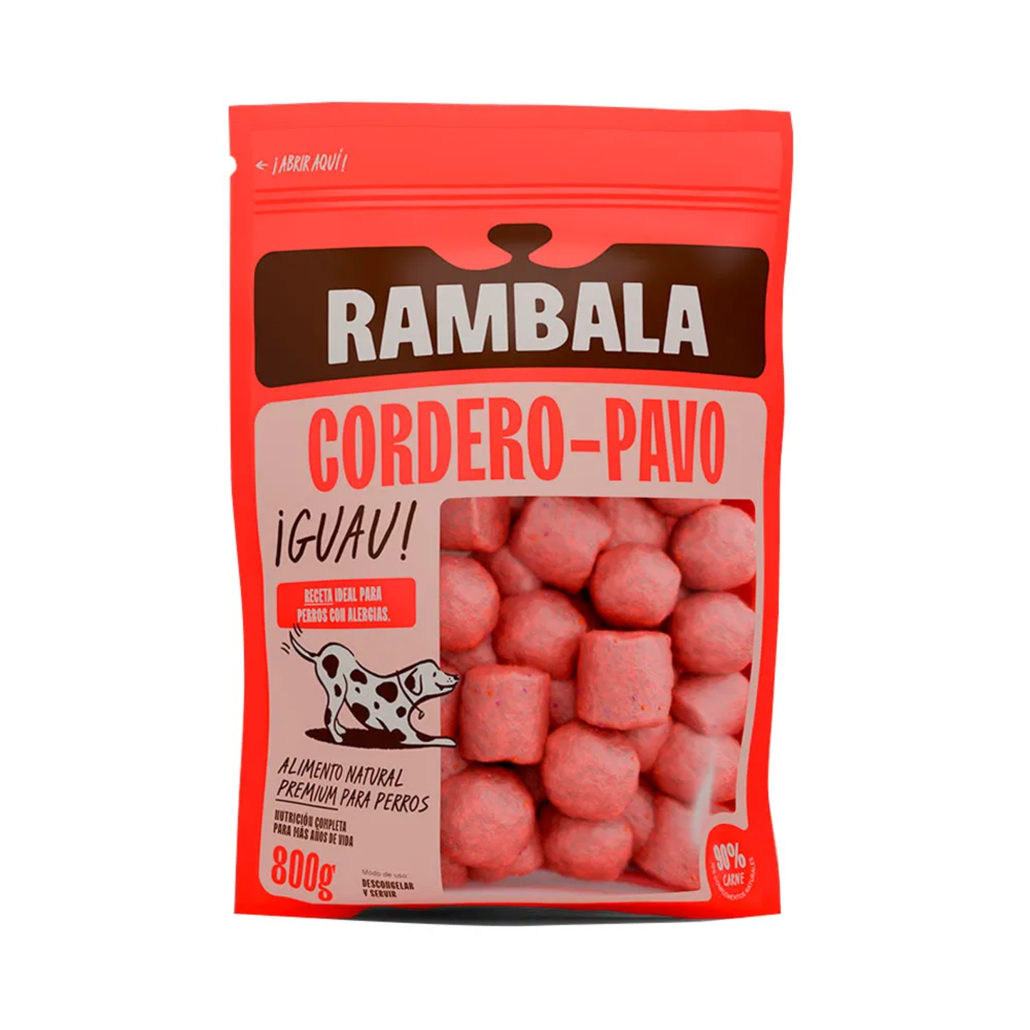 Rambala Cordero - Pavo - Todas las Edades - Todas Las Razas - Alimento BARF