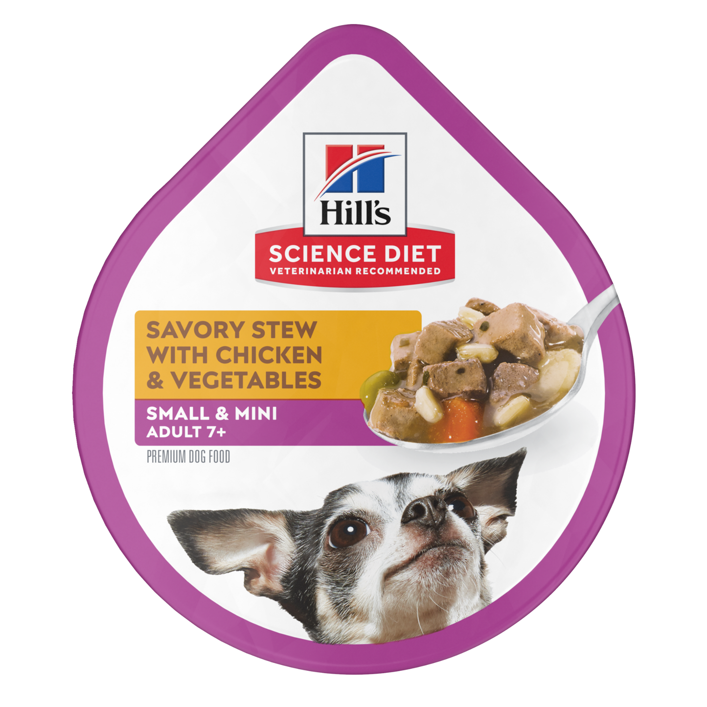 Hill's SD Adult 7+ Small & Mini Pollo & Vegetales (Estofado) - Raza Pequeña - Alimento Húmedo - 99 Gr.