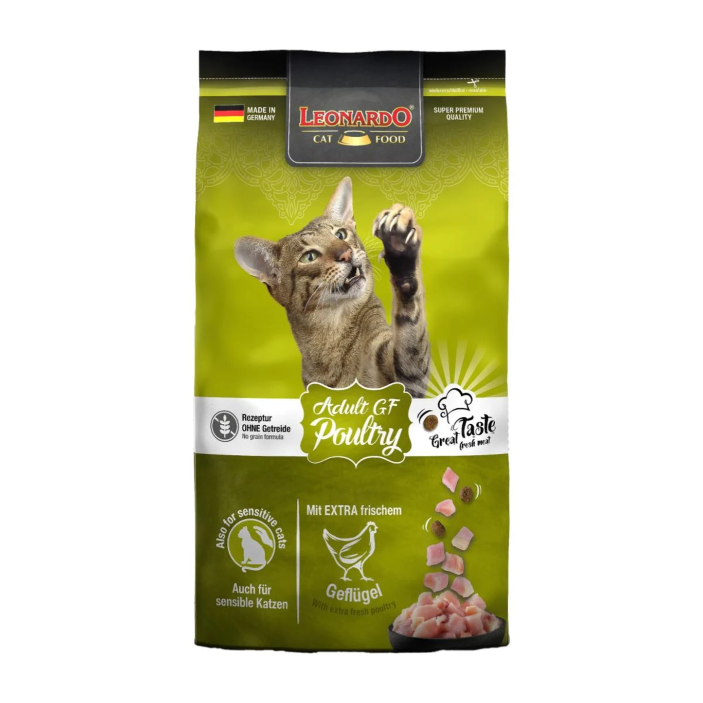 Leonardo Adult Poultry - Gatos - Adultos - Alimento Seco - 7.5 Kg.