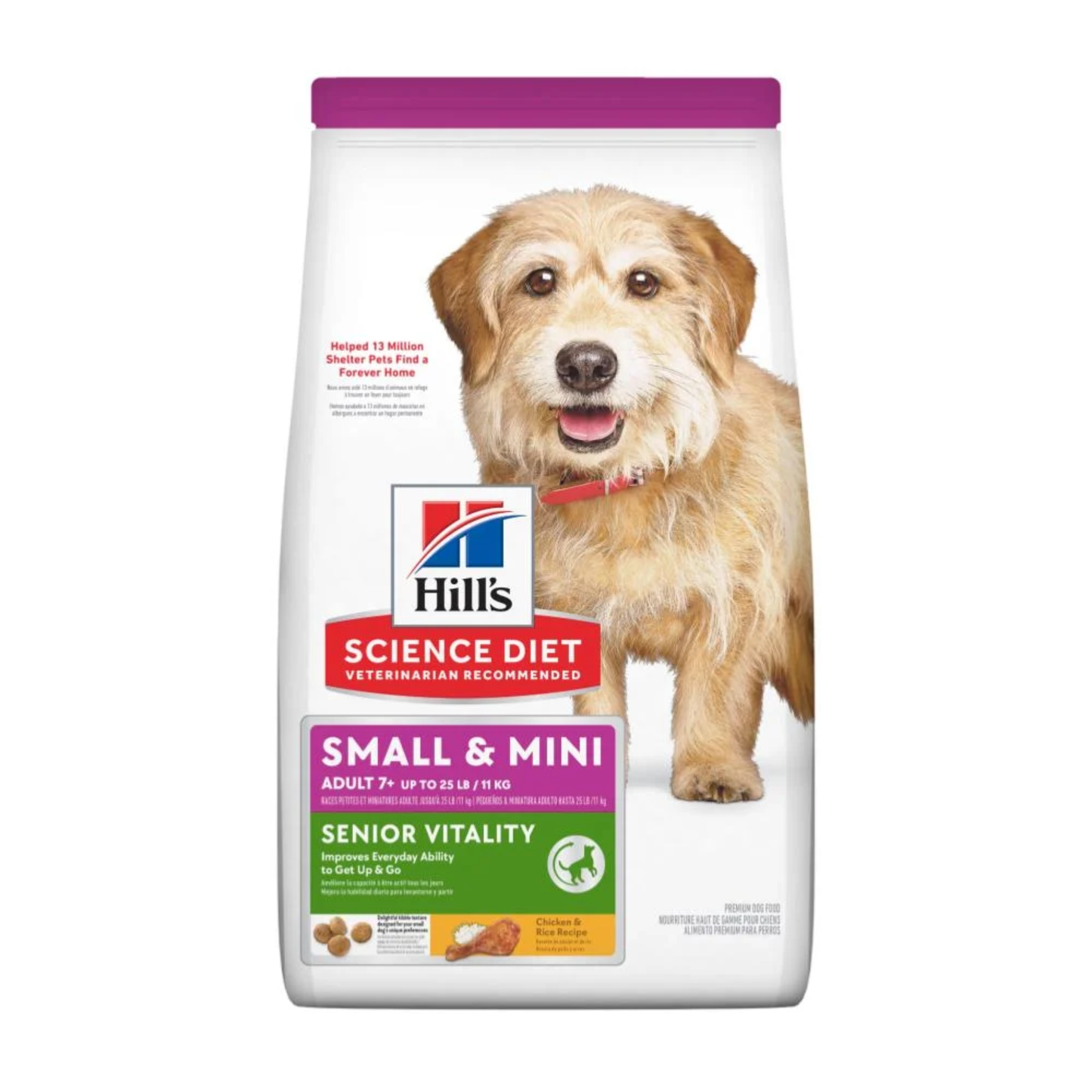 Hill's SD Adult 7+ Senior Vitality Small & Mini - Raza Pequeña - Alimento Seco - 1.6 Kg.