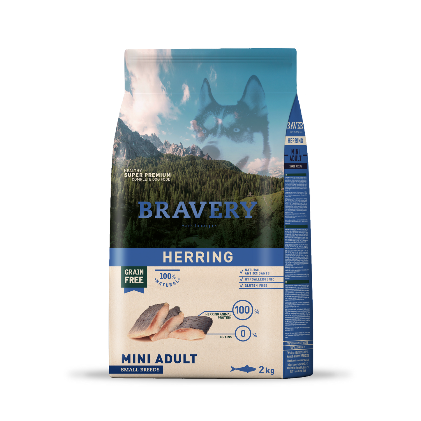 Bravery Herring Mini Adult Small Breeds - Alimento Seco