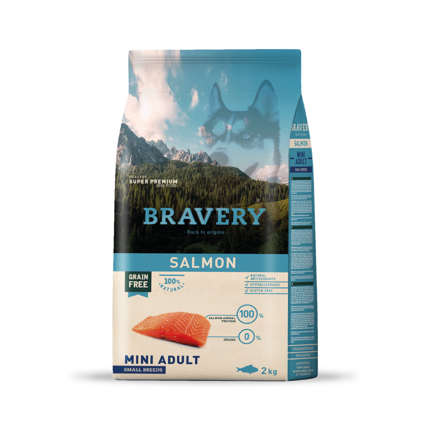 Bravery Salmon Mini Adult Small Breeds - Alimento Seco
