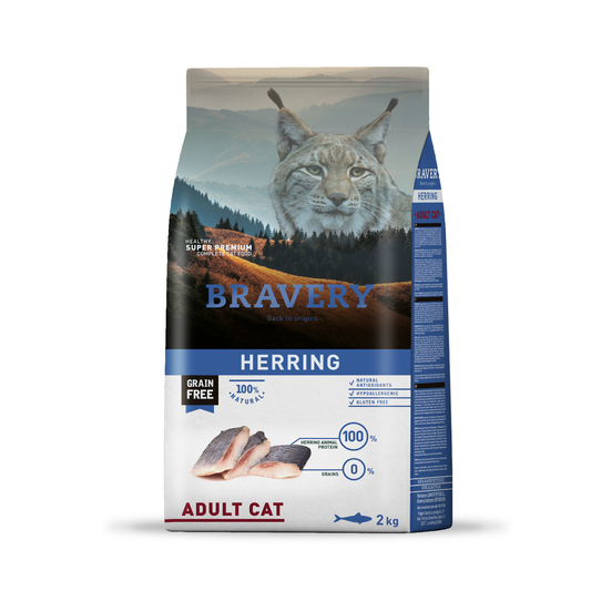 Bravery Herring Adult Cat - Alimento Seco