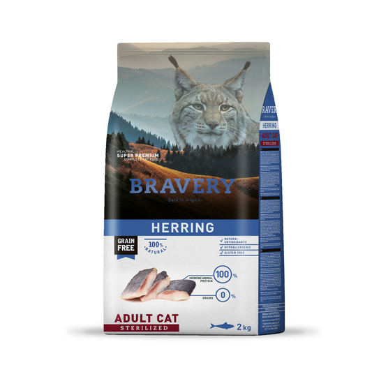 Bravery Herring Adult Cat Sterilized - Alimento Seco