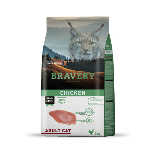 Bravery Chicken Adult Cat - Alimento Seco