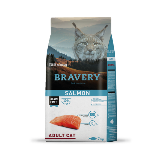 Bravery Salmon Adult Cat - Alimento Seco