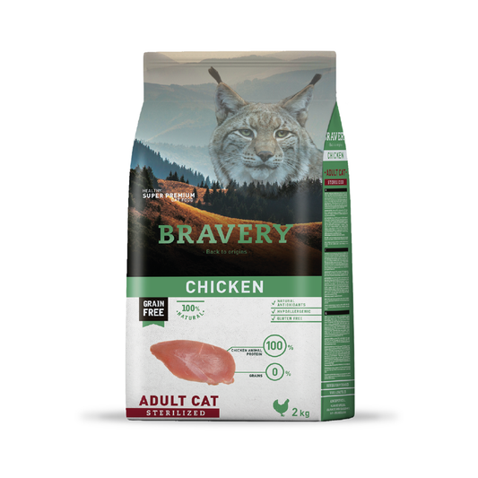 Bravery Chicken Adult Cat Sterilized - Alimento Seco