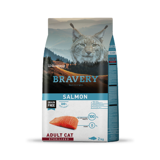 Bravery Salmon Adult Cat Sterilized - Alimento Seco