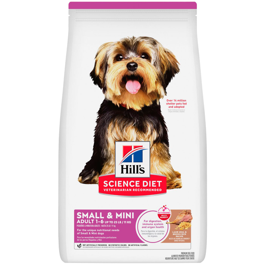 Hill's SD Adult Small & Mini Cordero y Arroz - Adulto - Alimento Seco