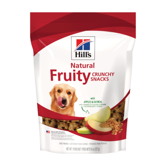 Hill's Natural Crunchy Fruity Snacks with Apples & Oatmeal - Perro - Snack - 227 Gr.