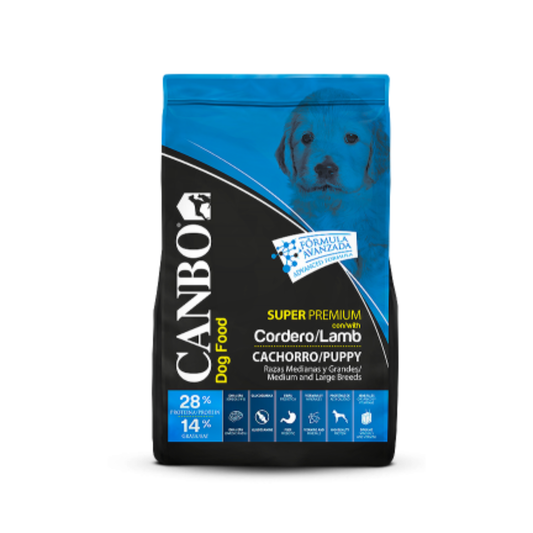 Canbo Super Premium - Cachorros Razas Medianas y Grandes Cordero - Alimento Seco
