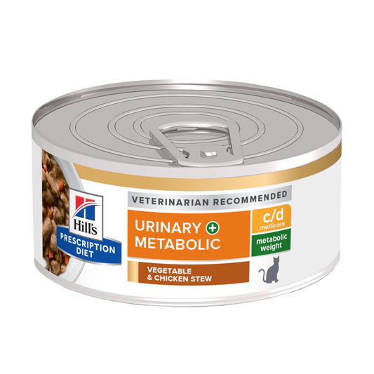 Hill's PD Feline c/d - Urinary + Metabolic - Gato - Estofado