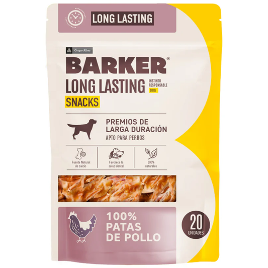 Long Lasting Snacks - Patas de Pollo (20 unidades) - Perro - Snack