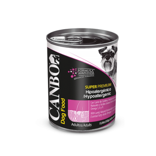 Canbo Super Premium Hipoalergénico - Adulto Todas Las Razas - Alimento Húmedo 330 Gr.