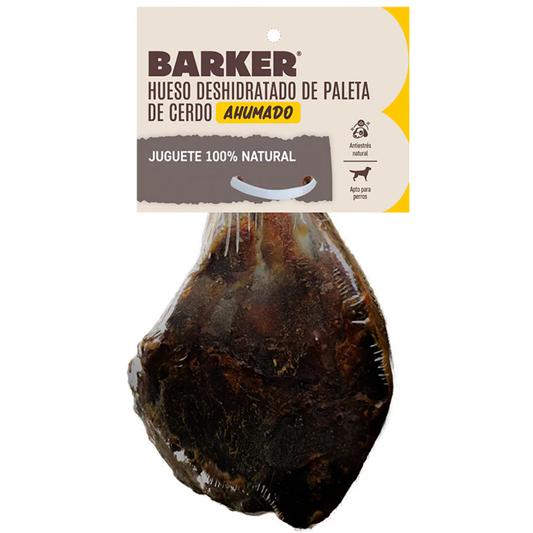 Barker Hueso Ahumado Deshidratado de Paleta de Cerdo - Perro - Snack