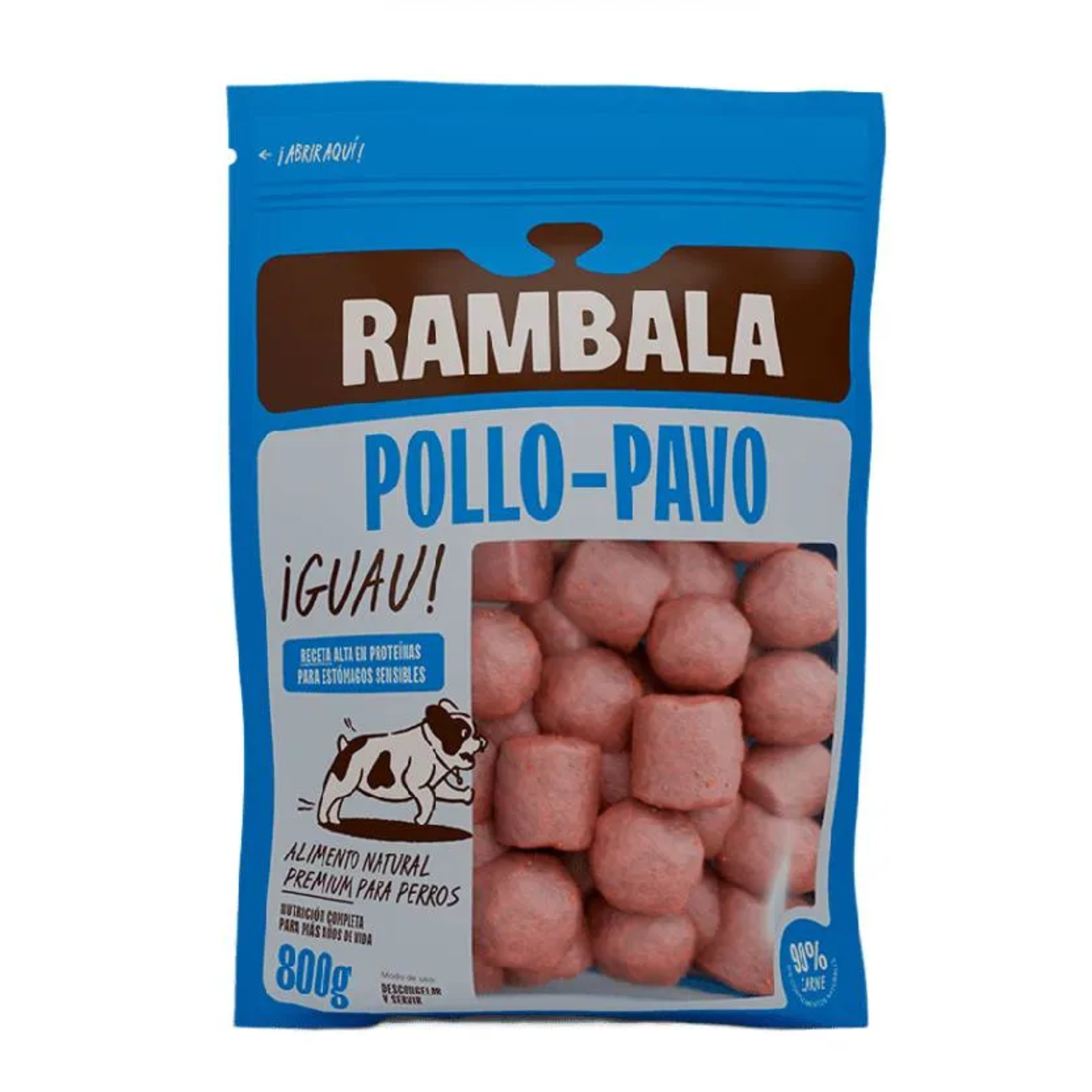 Rambala Pollo Pavo - Todas las Edades - Todas Las Razas - Alimento BARF