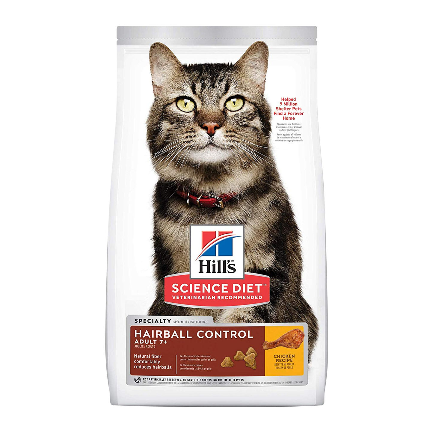 Hill's SD Hairball Control Adult 7+ - Gato Senior - Bolas de Pelo - Alimento Seco