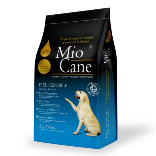 Mio Cane Super Premium 15kg. - Adulto Piel Sensible - Alimento Seco