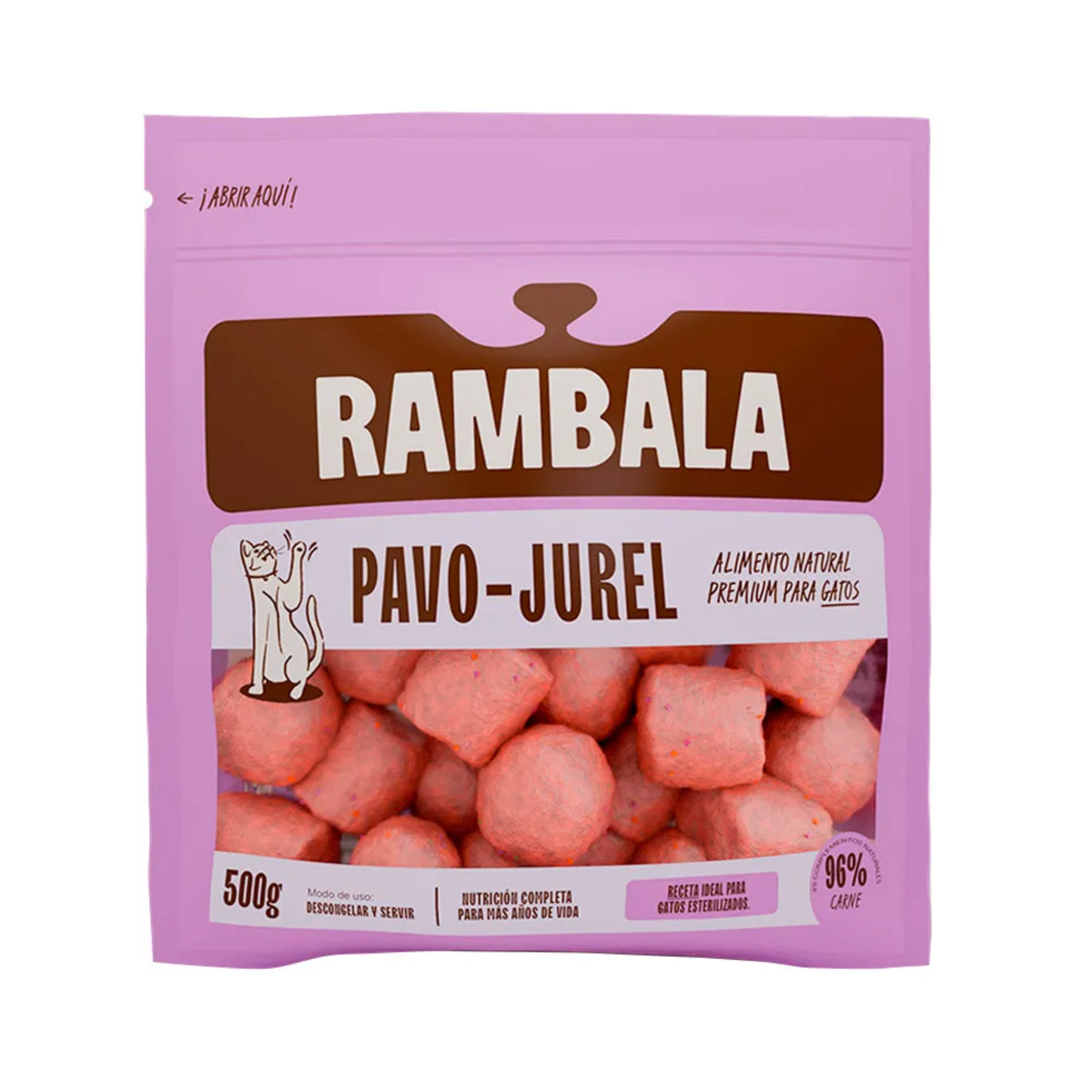 Rambala Pavo Jurel - Gato - Todas las Edades - Todas Las Razas - Alimento BARF