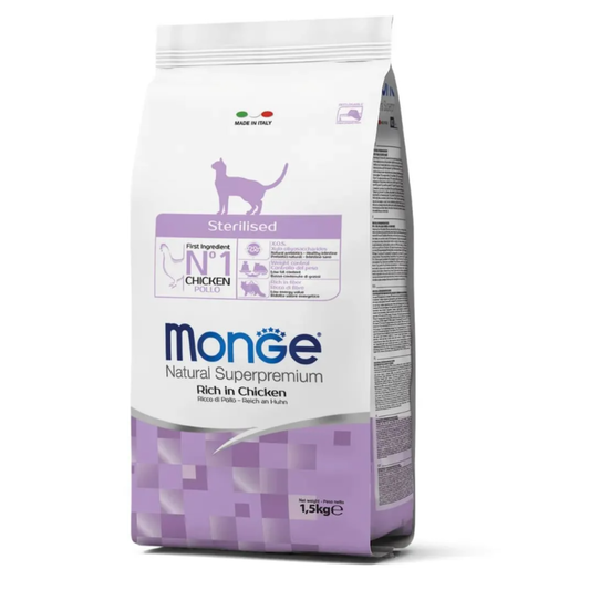 Monge Feline Adult Pollo Esterilizado - Gato - Adulto - Alimento Seco