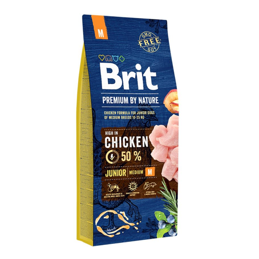 Brit Premium by Nature - Junior Medium - Cachorro - Raza Mediana - Alimento Seco