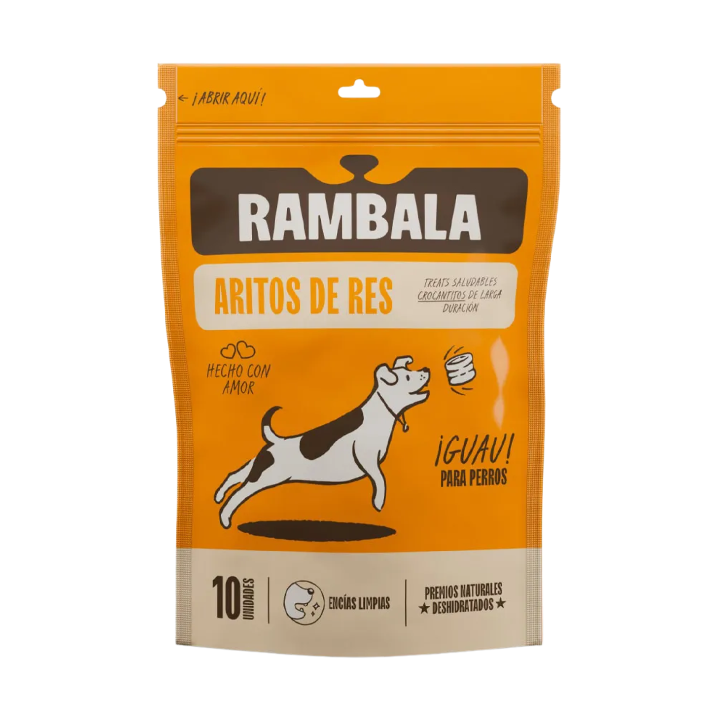 Rambala Aritos de Res Deshidratados - Perro - Snack