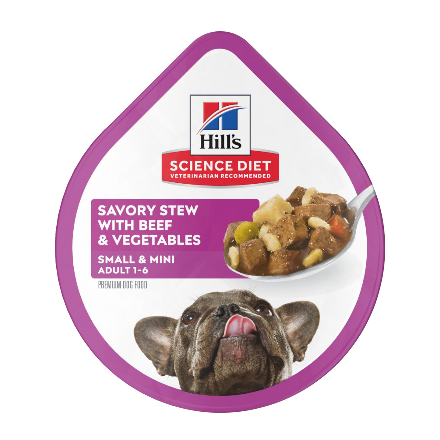 Hill's SD Adult Small & Mini Beef & Vegetables (Estofado) - Adulto - Alimento Húmedo - 99 Gr.