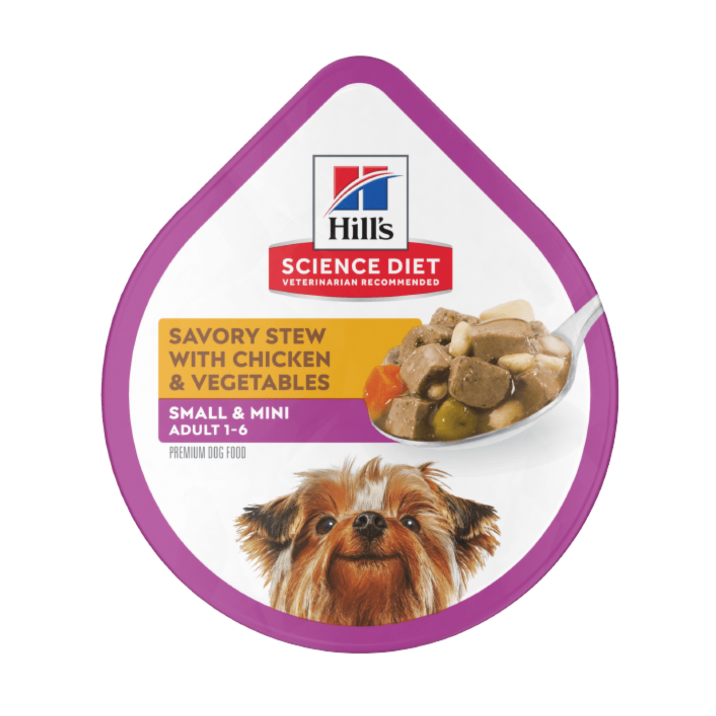 Hill's SD Adult Small & Mini Chicken & Vegetables (Estofado) - Adulto - Alimento Húmedo - 99 Gr.