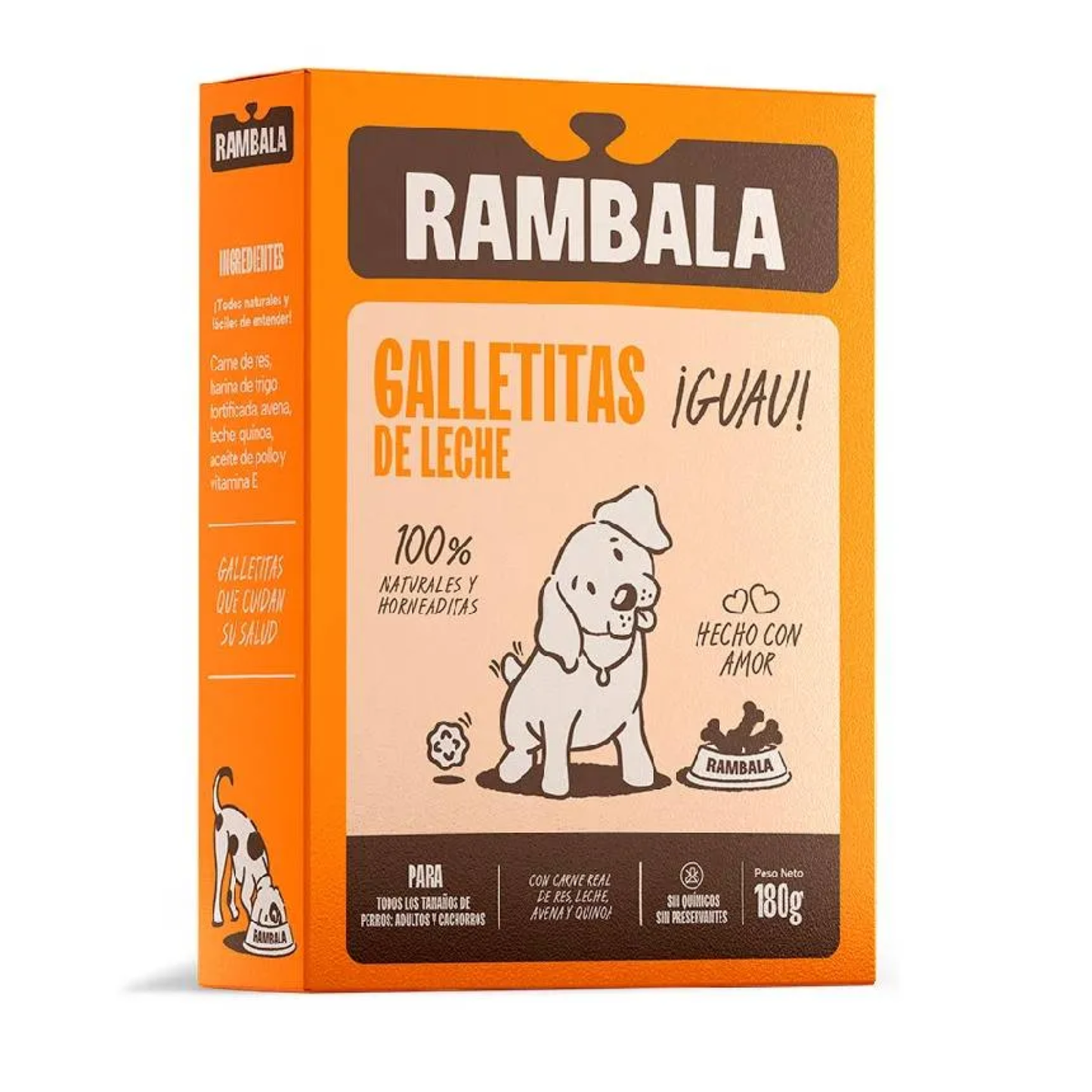 Galletitas de Leche - Perro - Todas Las Edades - Todas Las Razas - Snack