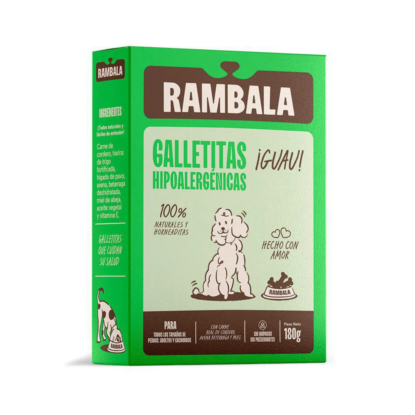 Galletitas Hipoalergénicas - Perro - Todas La Edades - Todas las Razas - Snack
