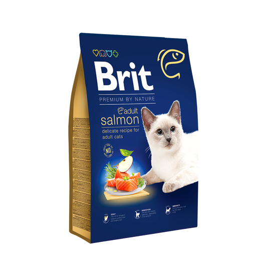 Brit Premium by Nature - Cat Adult Salmon - Gato - Alimento Seco