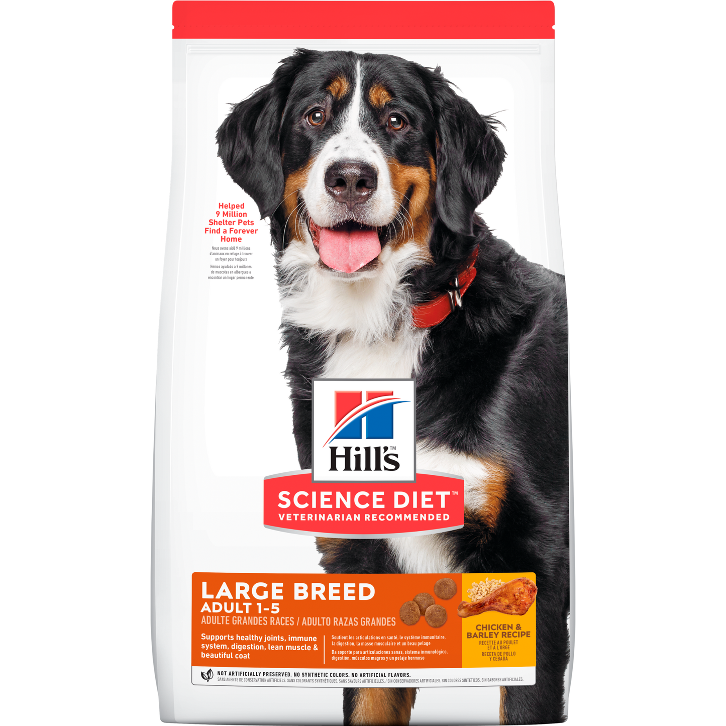 Hill's SD Adult Large Breed Pollo - Adulto - Raza Grande - Alimento Seco - 15 Kg.