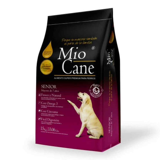 Mio Cane Super Premium 15kg. - Senior - Adulto 7+ - Alimento Seco