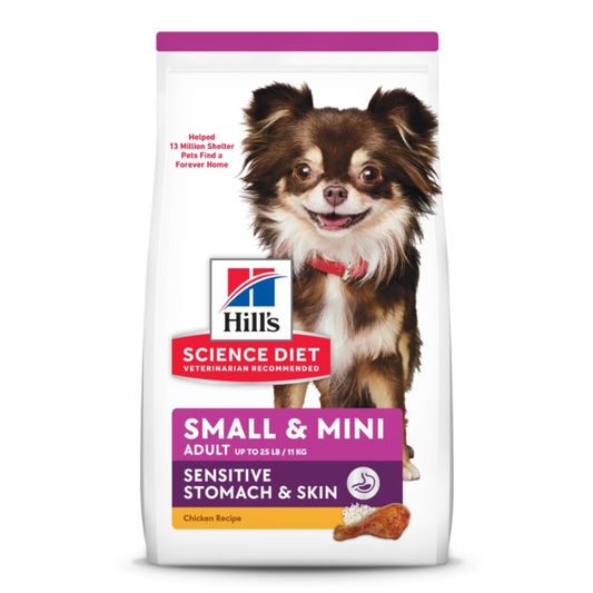 Hill's SD Adult Sensitive Stomach & Skin Small & Mini - Todas Las Razas - Alimento Seco - 1.81 Kg.