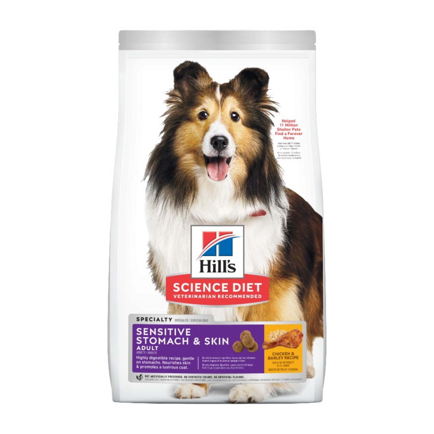 Hill's SD Adult Sensitive Stomach & Skin - Todas Las Razas - Alimento Seco - 1.81 Kg.