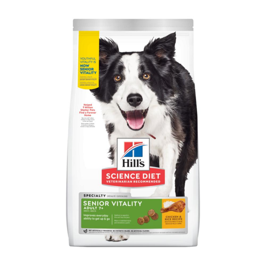 Hill's SD Adult 7+ Senior Vitality - Raza Mediana y Grande - Alimento Seco - 5.7 Kg.