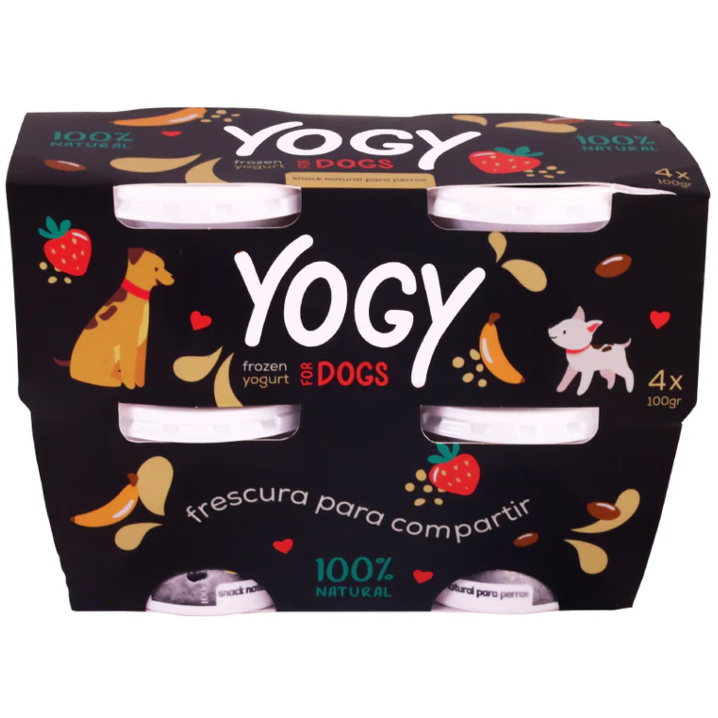 Yogy Fresas y Plátano - Perro - Snack